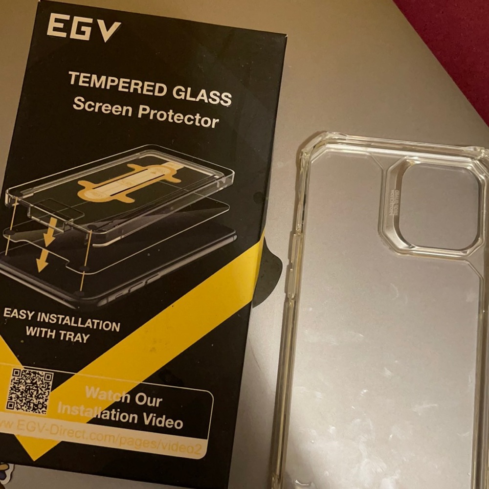 iPhone 12 Pro Max Protective Case + Tempered glass